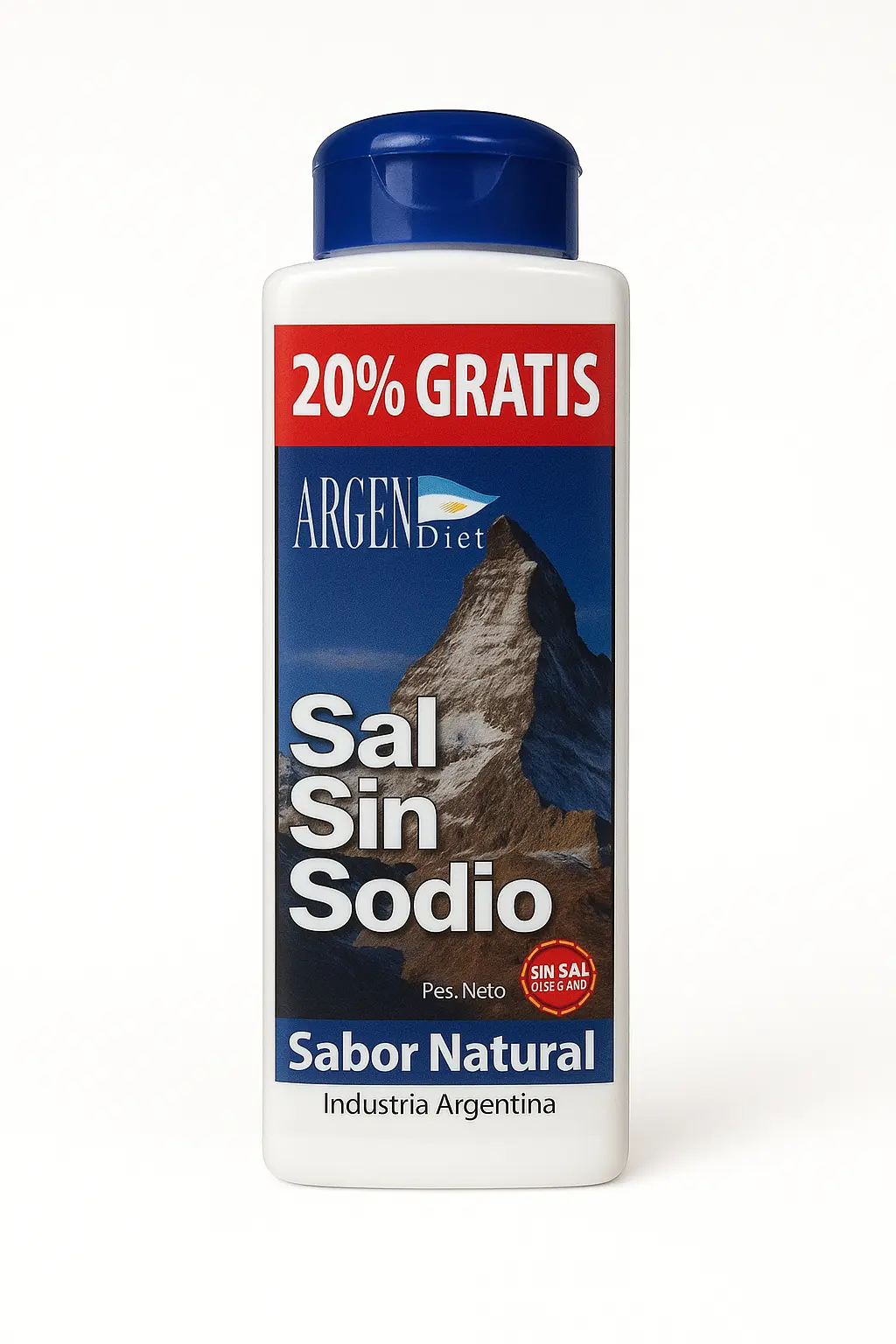 Argendiet Sal S/Sodio Natural X170G.