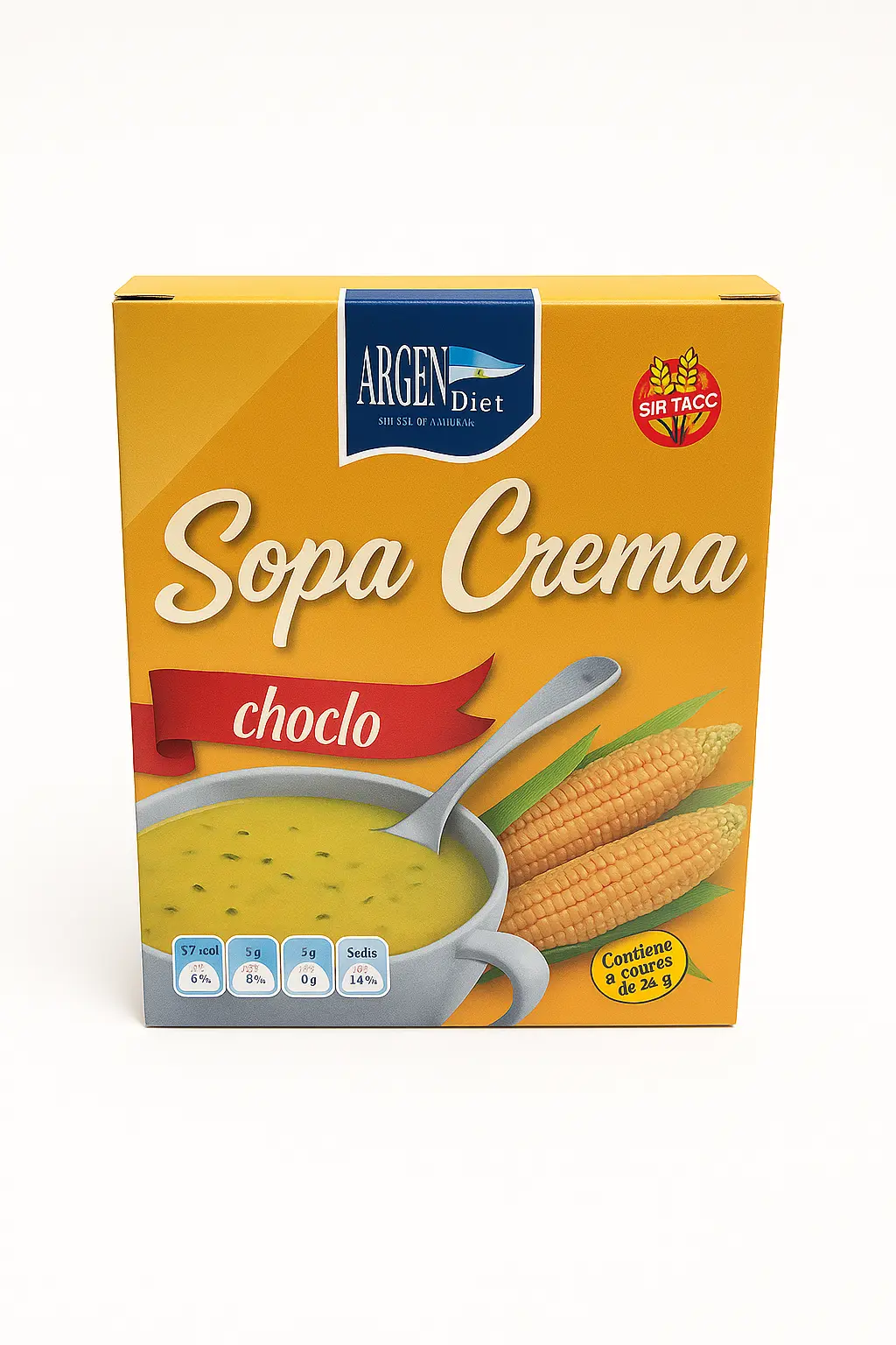 Argendiet Sopa Crema Choclo X5 Sob.