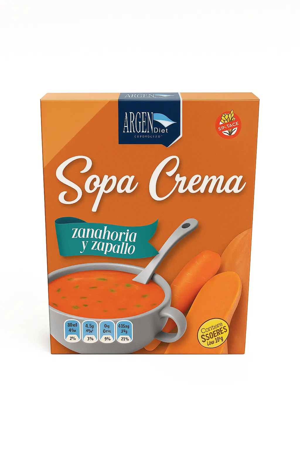 Argendiet Sopa Crema Zapallo X5Sob