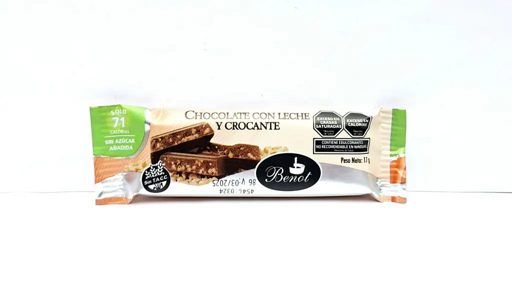 Benot Chocolate y Crocante x17g.