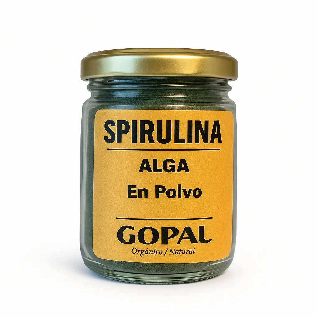 Gopal Spirulina En Polvo Frasco X40G