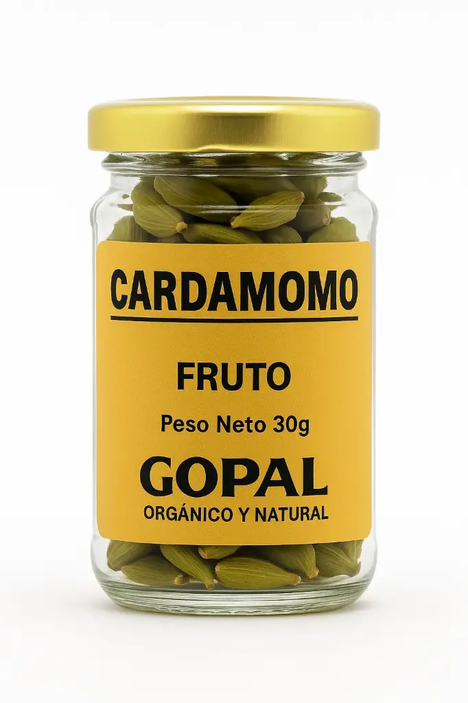 Gopal Cardamomo Fruto Frasco X30G