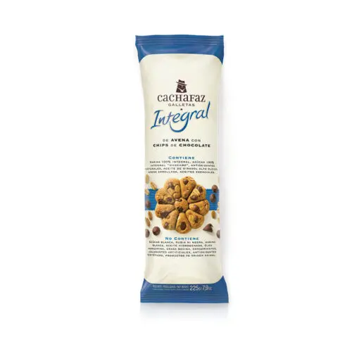 Cachafaz Galletitas Integrales Avena y Chips x225g
