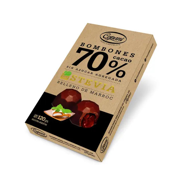 Copani Bombon 70% Sin Azucar X120G