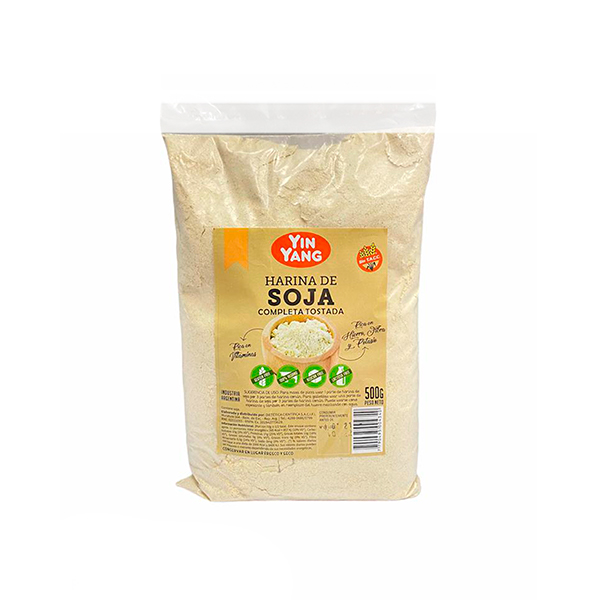 Ying Yang Harina De Soja Integral Tostada X500G