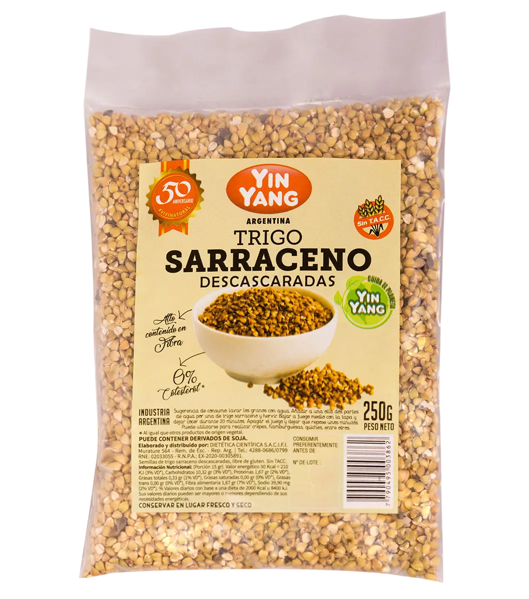 Ying Yang Trigo Sarraceno Descascarado X250G