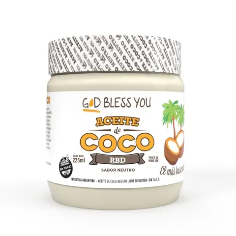 God Bless You Aceite De Coco Neutro X225Ml