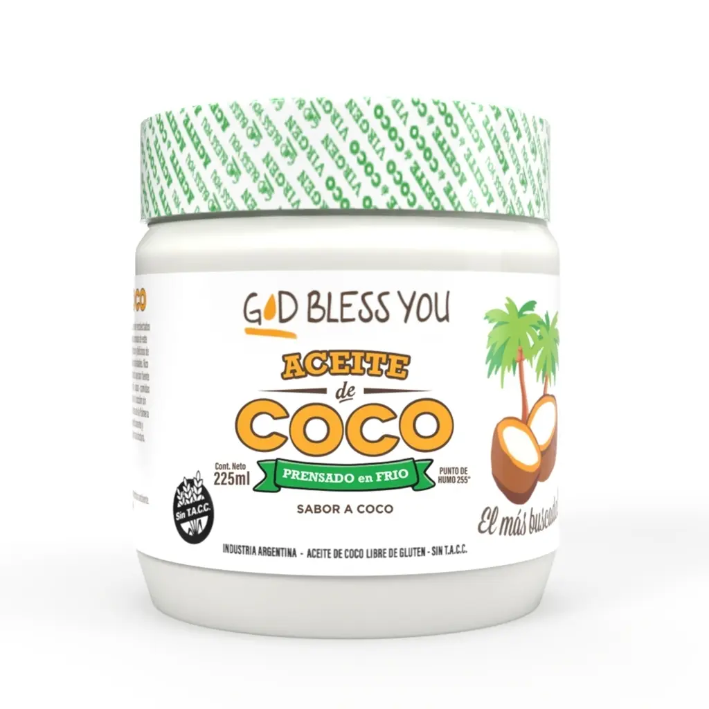 God Bless You Aceite De Coco Virgen X225Ml