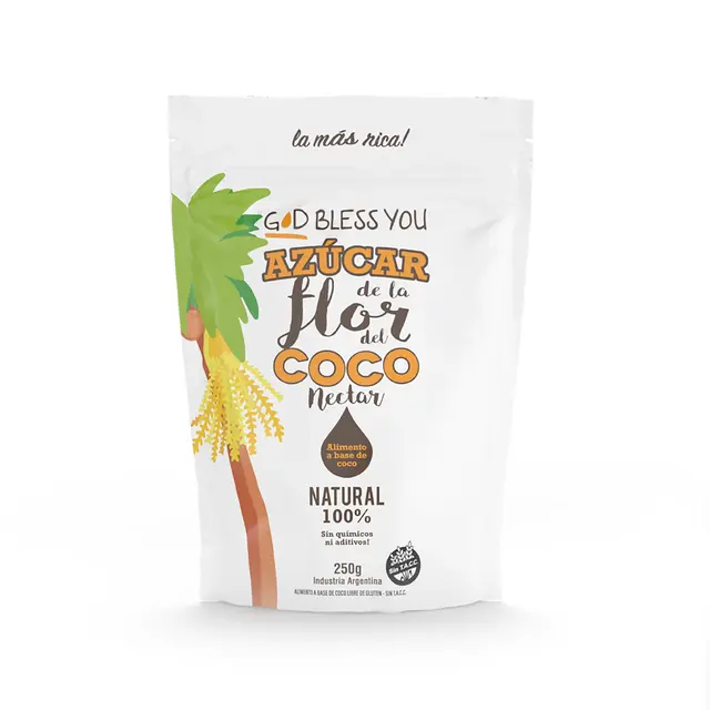 God Bless You Azucar De Coco 250G