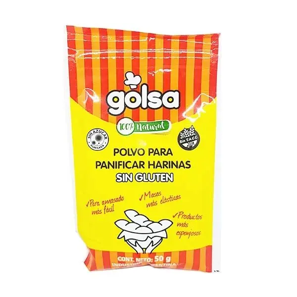 Golsa Goma Xántica Y Guar Para Panificados Sin Gluten 50G.