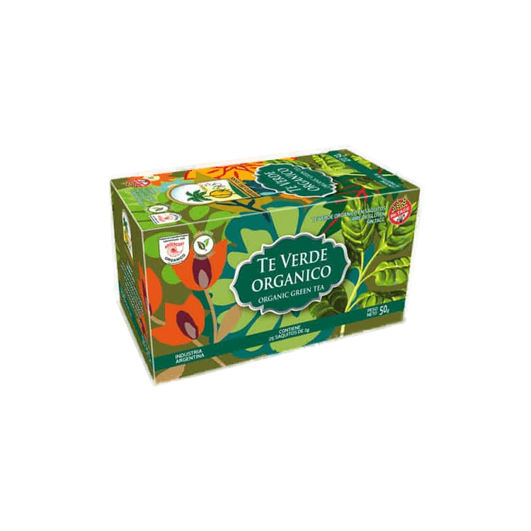 Hierbas del Oasis Te verde Orgánico x25s