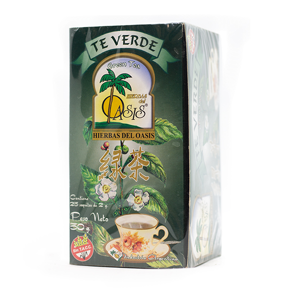 Hierbas del Oasis Te Verde x25s