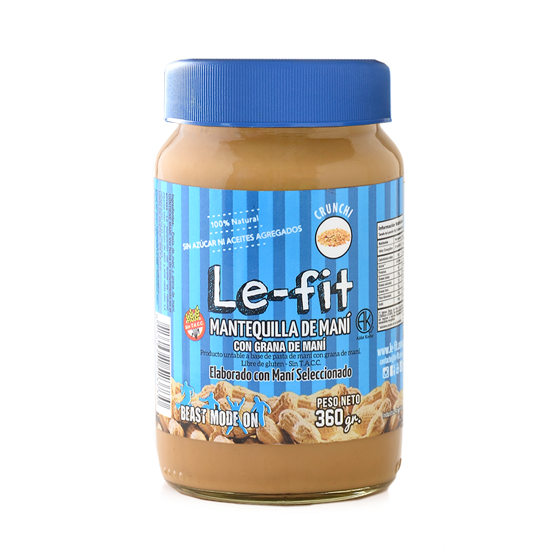 Lefit Manteca De Mani Crunchi X400G