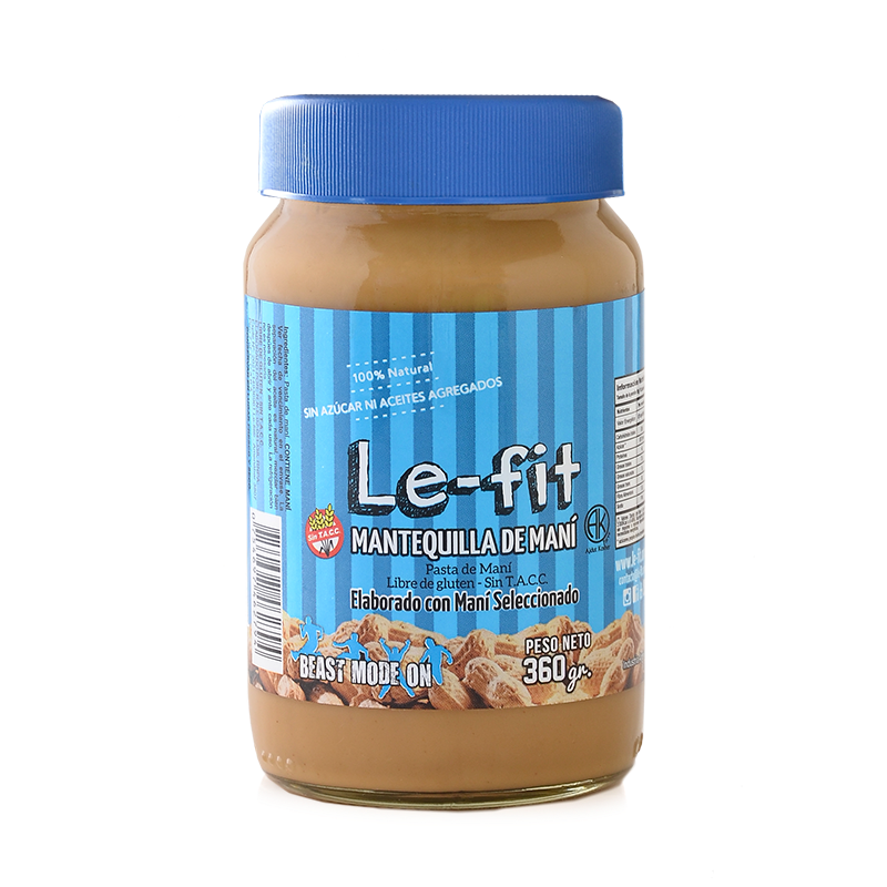 Lefit Manteca De Mani Natural X400G