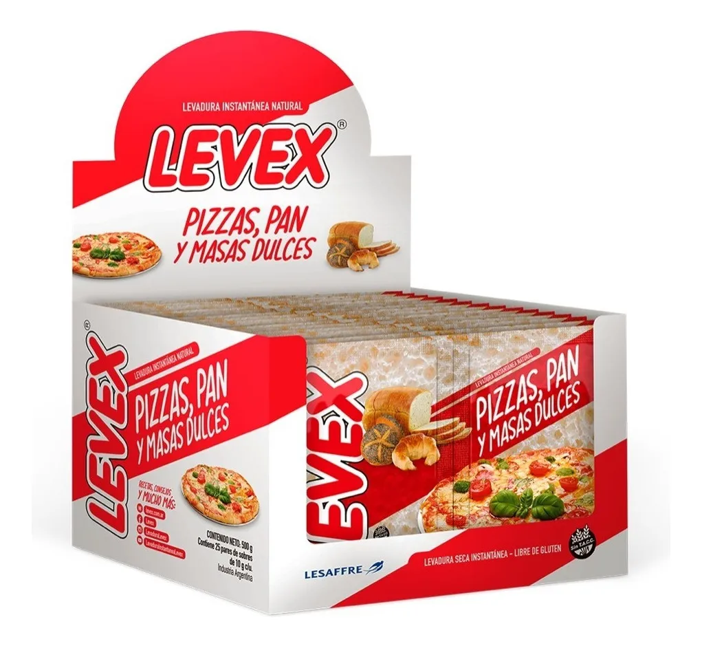 Levadura Levex Masa madre Sobre x20g
