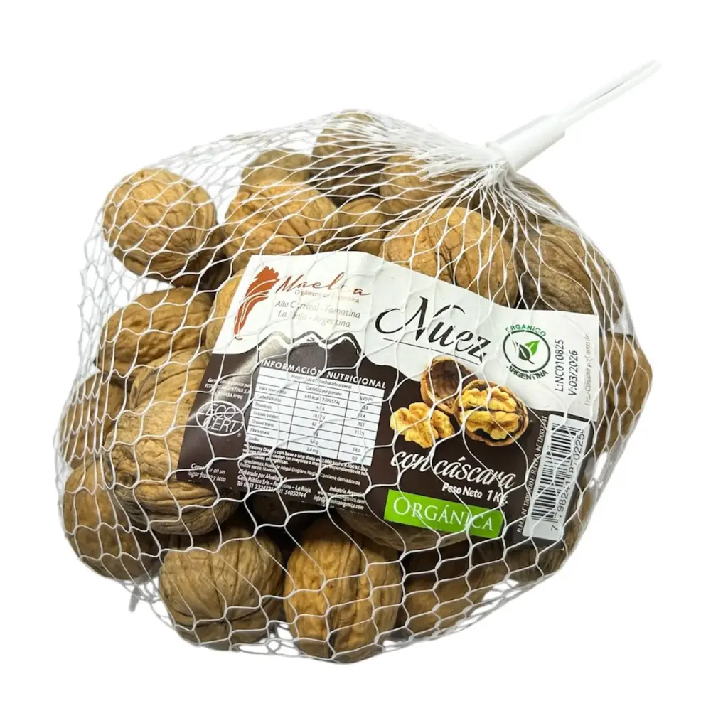 Maelca Nueces Con Cascara Orgánicas x1KG