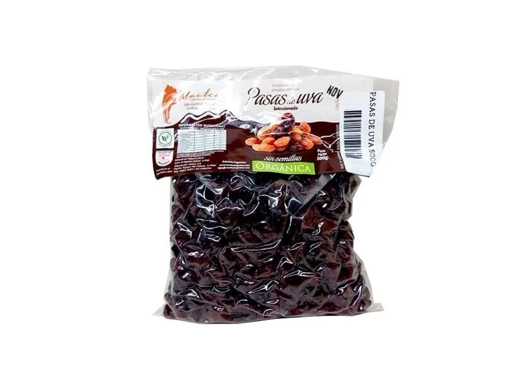 Maelca Pasas De Uva Orgánicas x500g