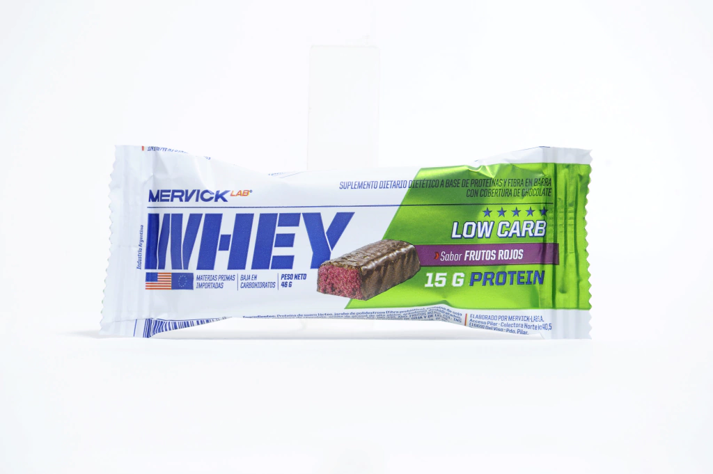Mervick Barra Low Carb Frutos Rojos 46g