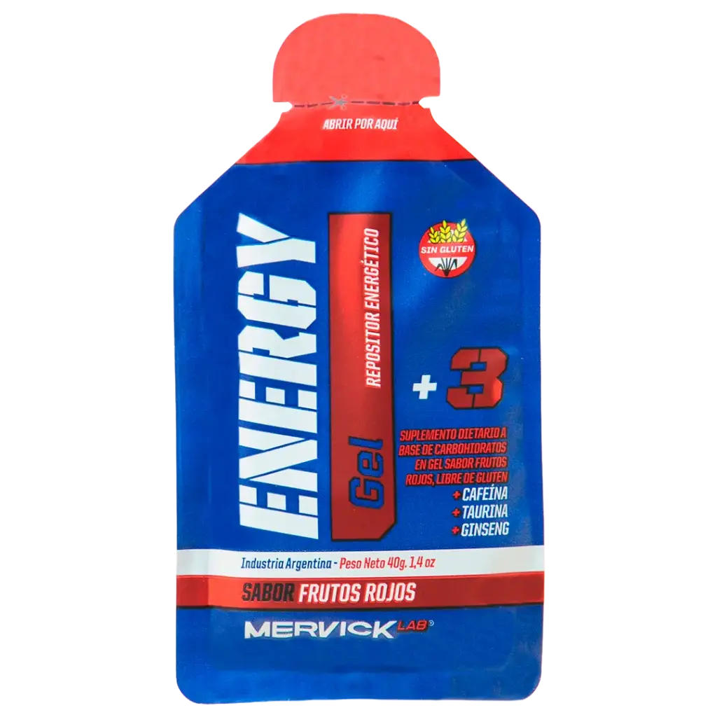 Mervick Gel Energy Frutos Rojos 40G
