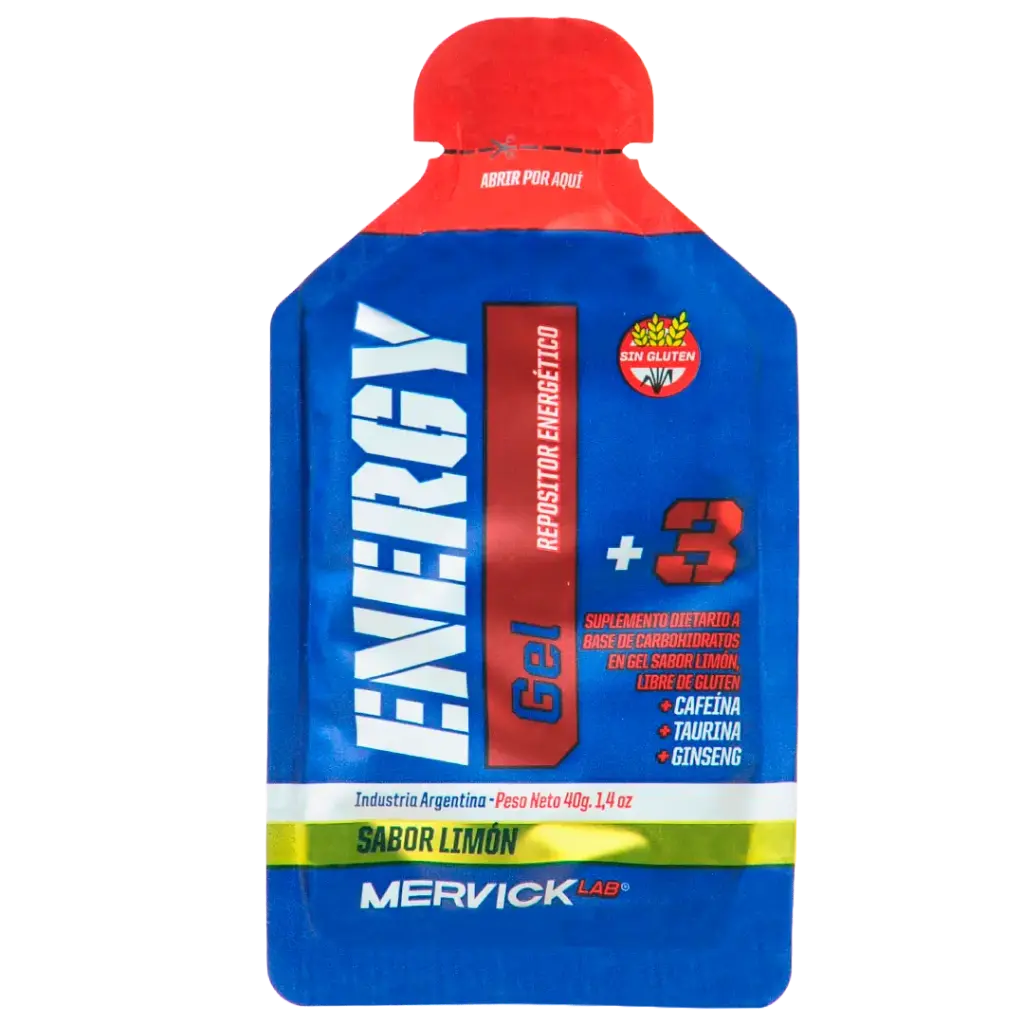 Mervick Gel Energy Limon 40G