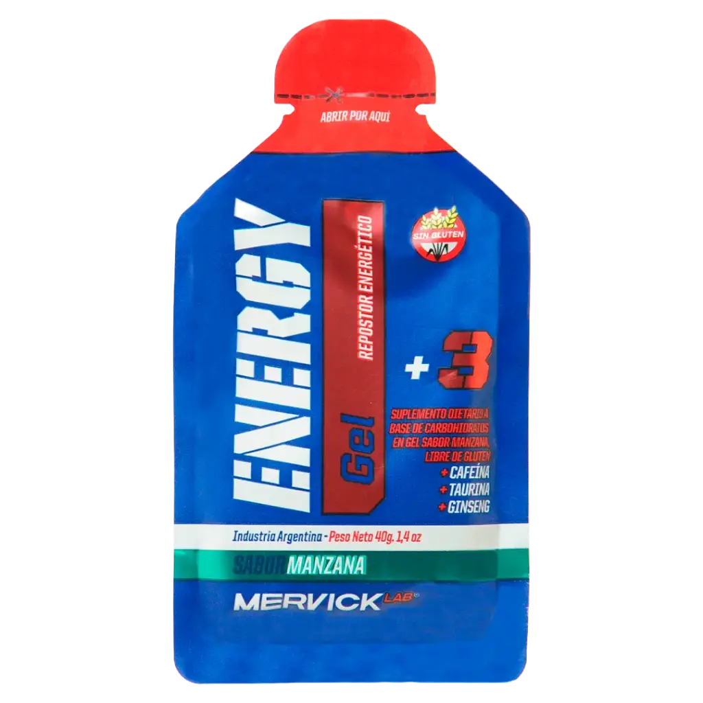 Mervick Gel Energy Manzana 40G