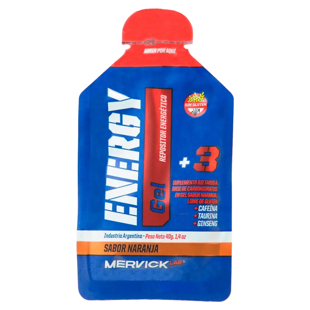 Mervick Gel Energy Naranja 40G