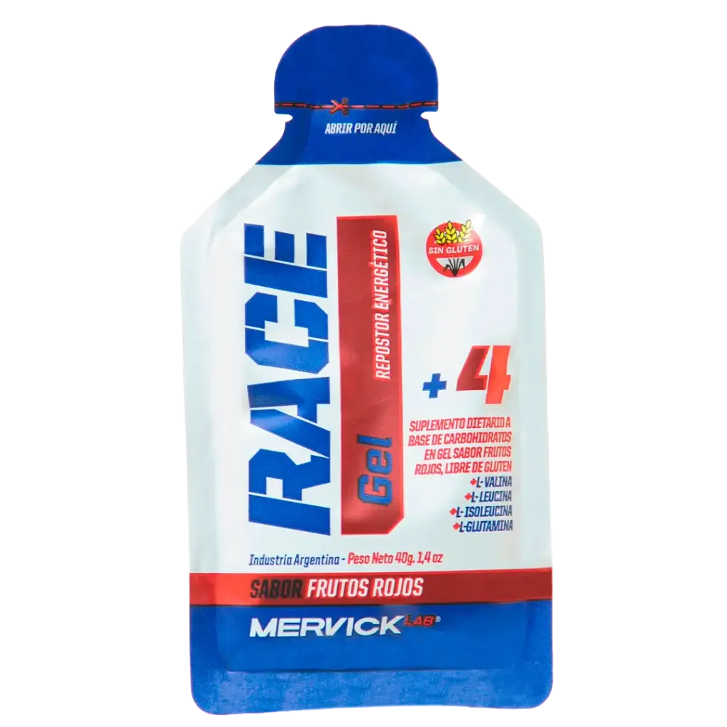 Mervick Gel Race Frutos Rojos 40G