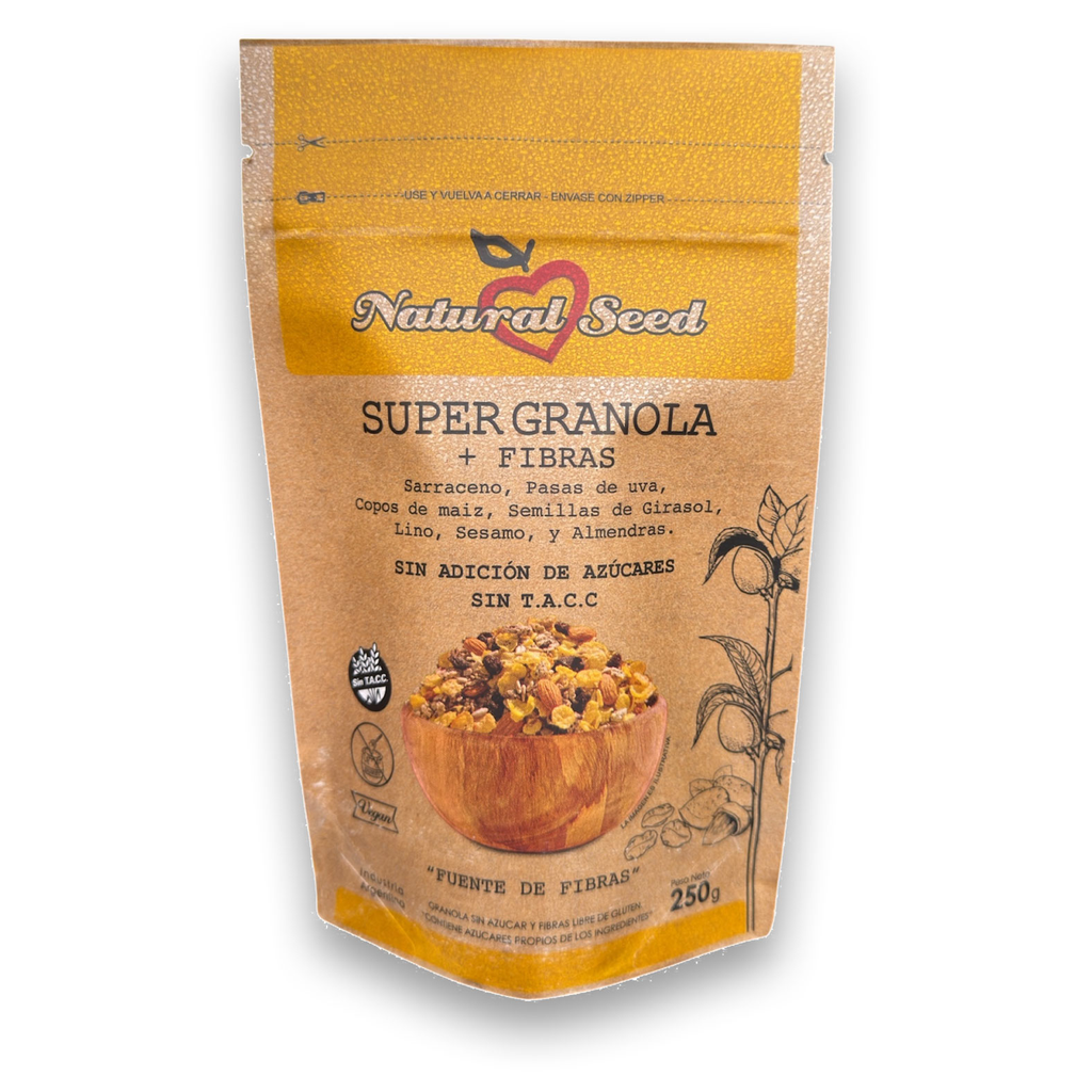 Natural Seed Super Granola X250G