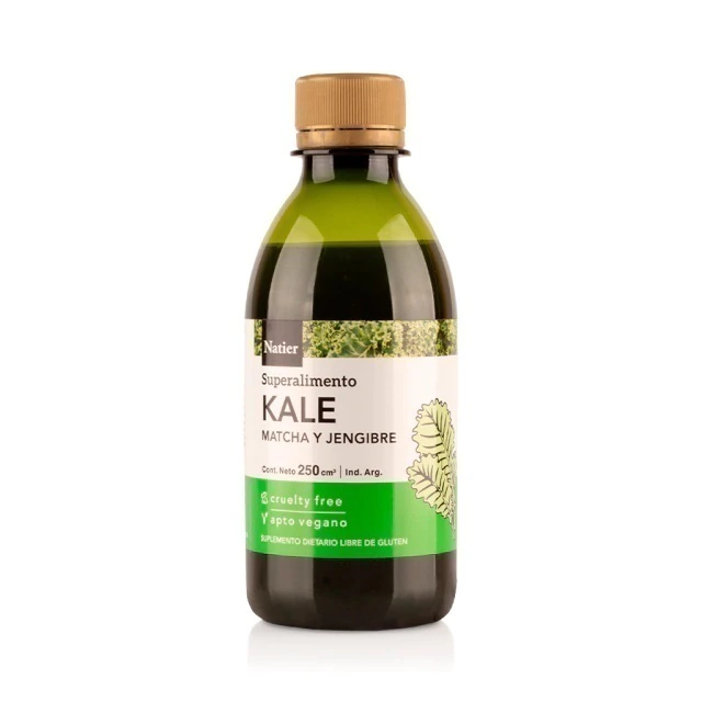 Natier Jugo Kale Matcha Y Jengibre 250Cc.