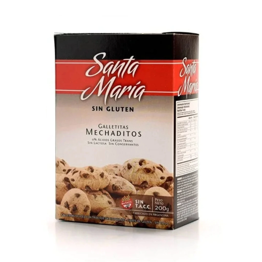 Santa Maria Galletitas Mechaditas Sin Tacc 200g