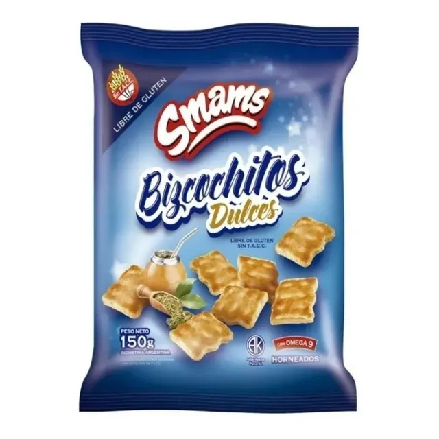 Smams Bizcochitos Dulces Azucarados 150g.