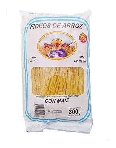 Soyarroz Fideos Maiz X300G