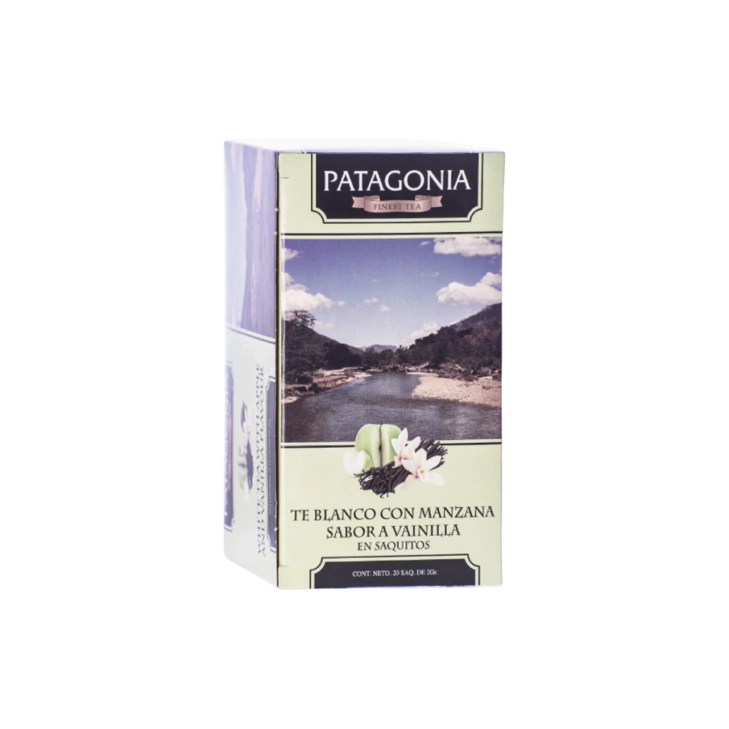Te Patagonia Blanco, Manzanilla y Vainilla x20saq