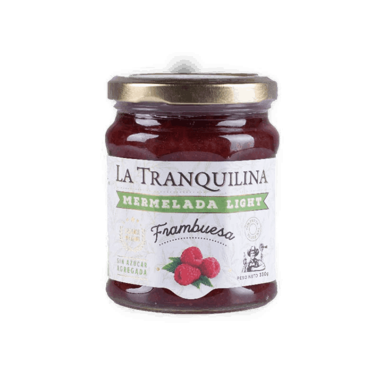 La Tranquilina Mermelada Frambuesa Light X330G