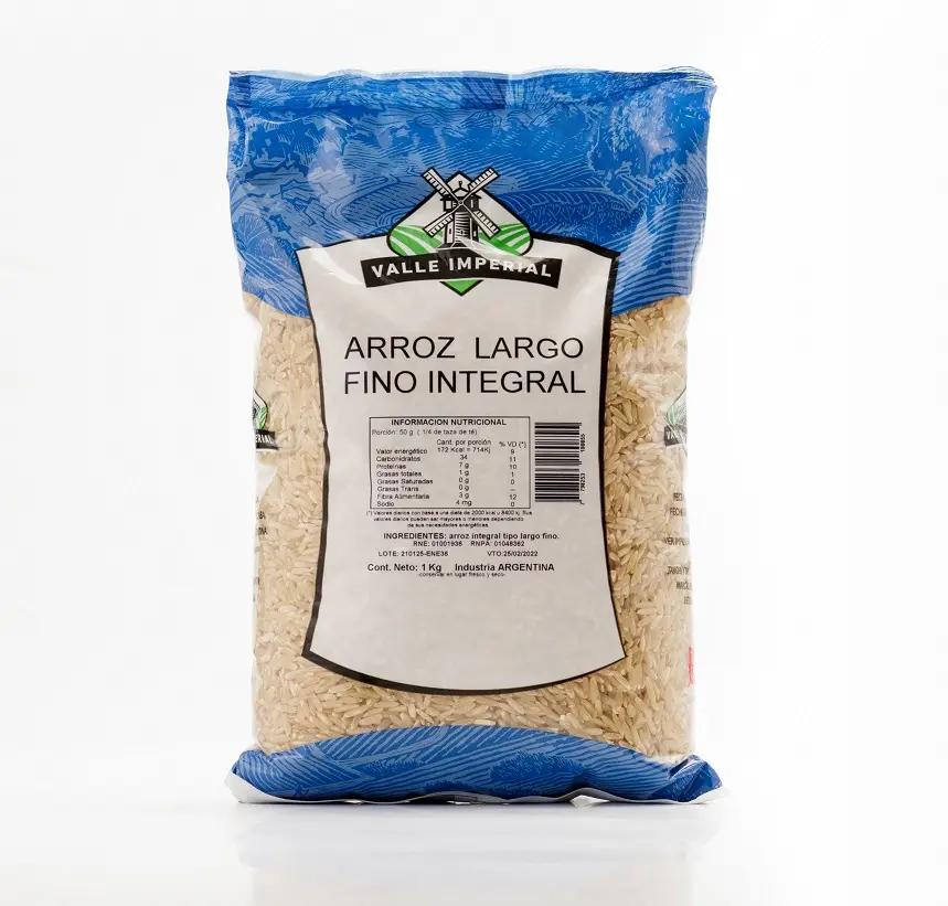 Valle Imperial Arroz Integral Largo Fino x1kg