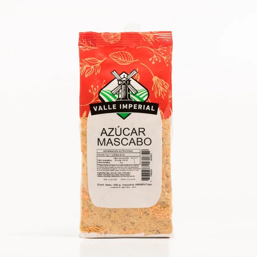 Valle Imperial Azucar Mascabo x500g