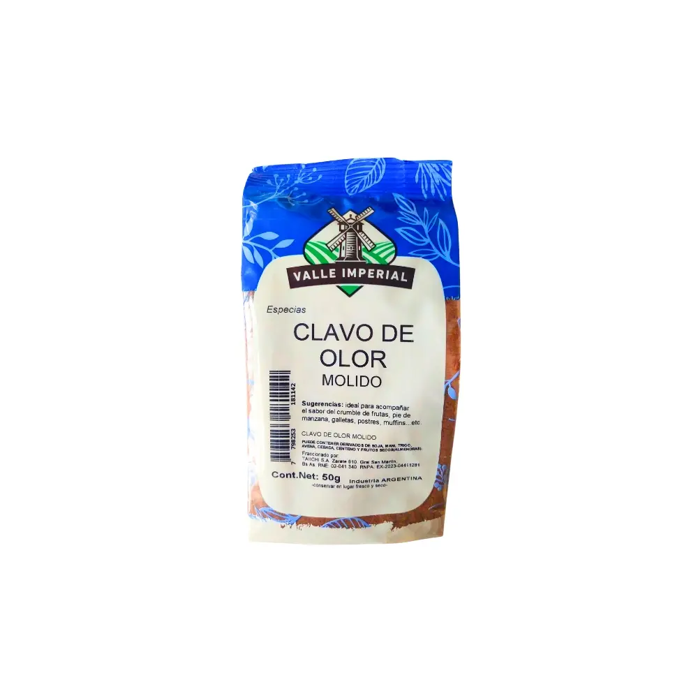 Valle Imperial Clavo De Olor Molido x50g