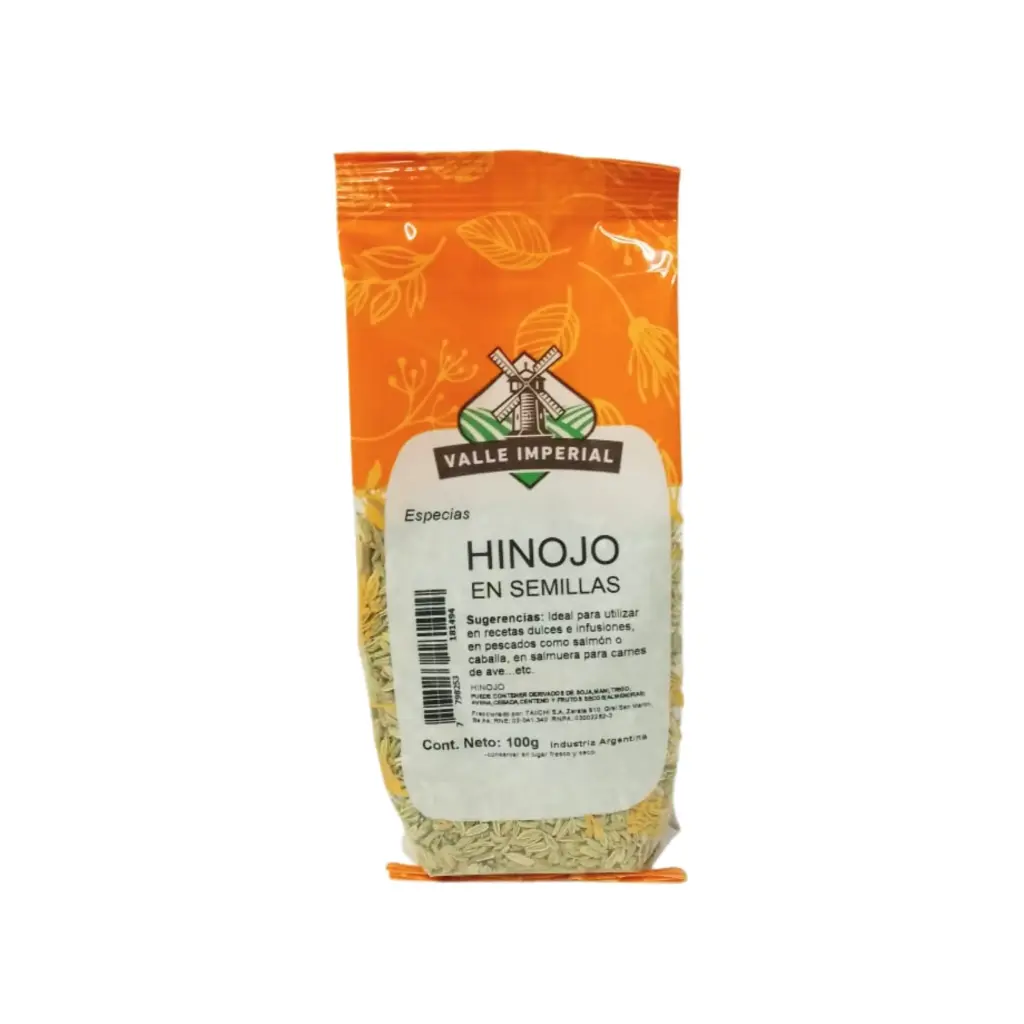 Valle Imperial Hinojo En Semillas x100g
