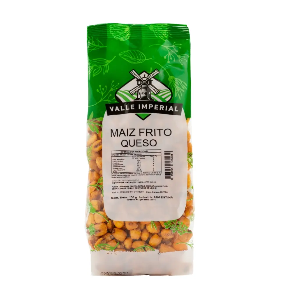 Valle Imperial Maiz Frito Queso x100g