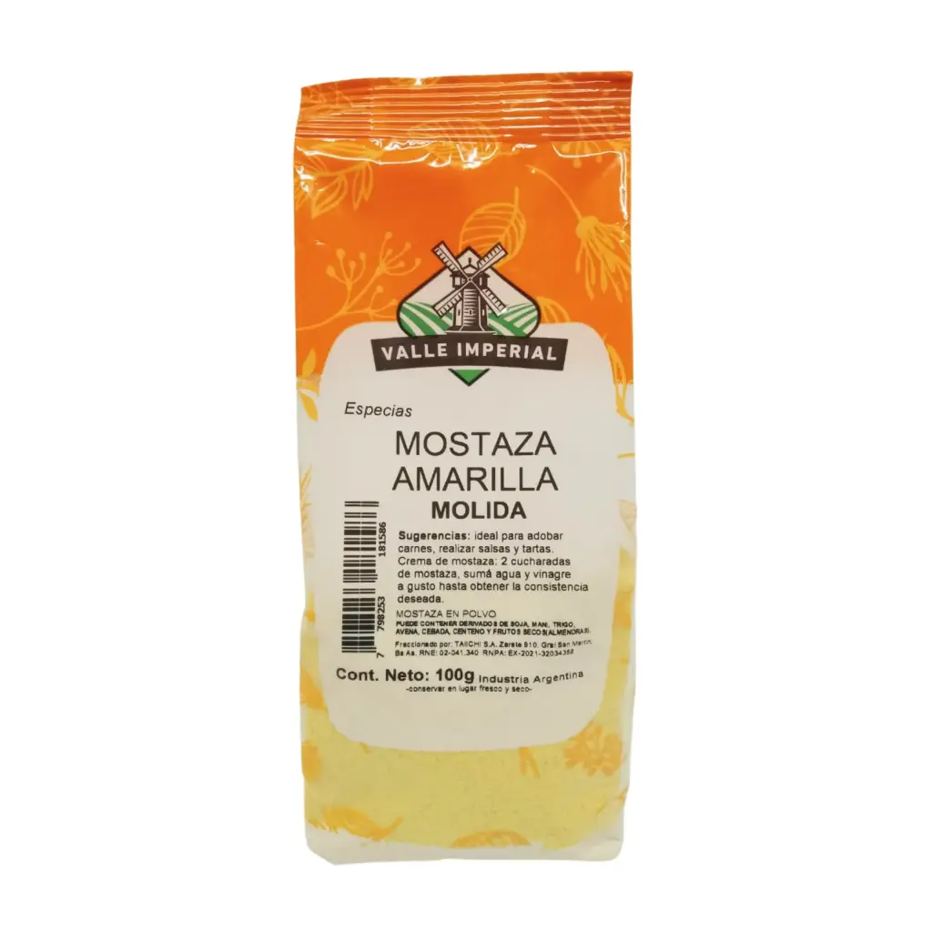 Valle Imperial Mostaza Amarilla Molida x100g
