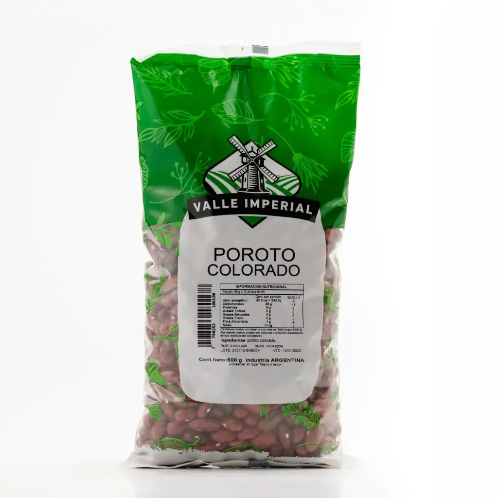 Valle Imperial Poroto Colorado x500g