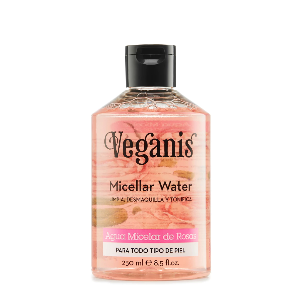 Veganis Agua Micelar de Rosas 250ml.