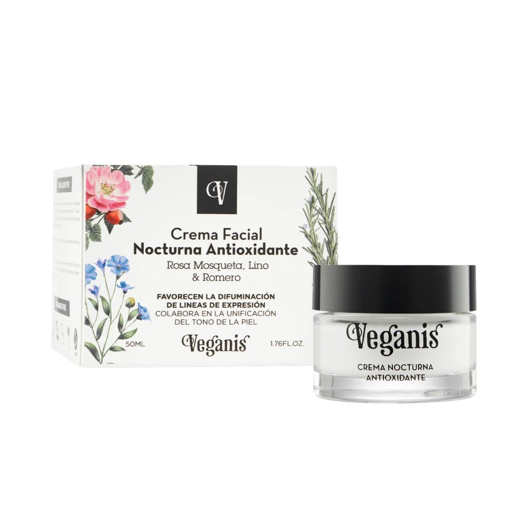Veganis Crema Facial Nocturna Antioxidante X50Grs
