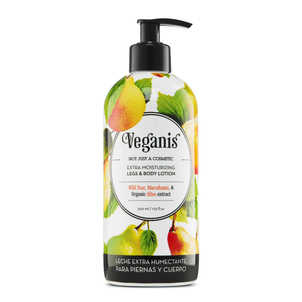 Veganis Crema Piernas y Cuerpo Pera 500ml