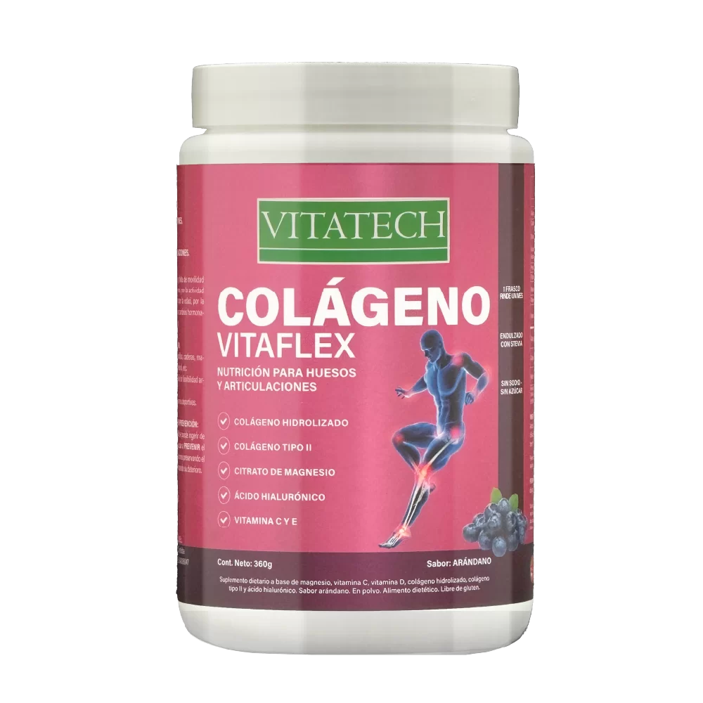 Vitatech Colágeno Vitaflex Sabor Arándanos x360G
