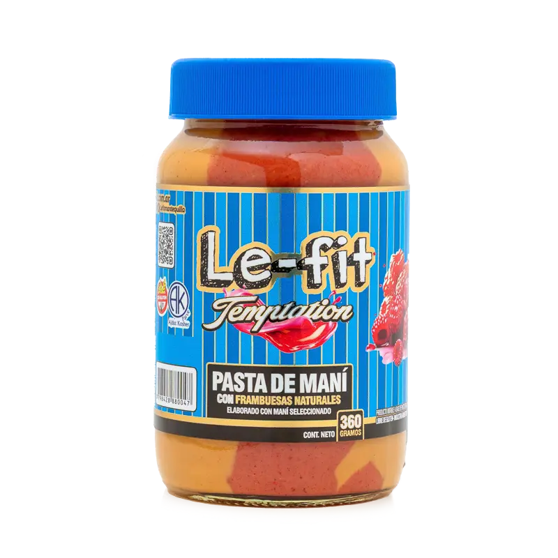 Lefit Manteca De Mani C/ Frambuesas x400G