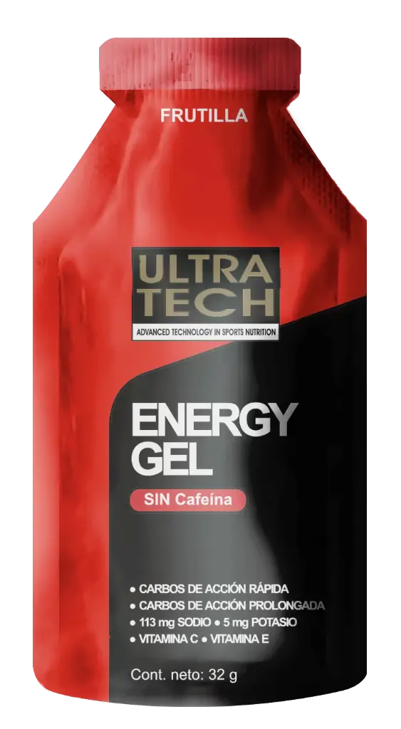Ultratech Energy Gel Sabor Frutos Rojos x32G