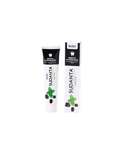 [AYURVEDA GEL DENTAL EFECTO BLANQUEADOR X50G] Ayurveda Gel Dental Sin Flúor Carbon Activado X50G
