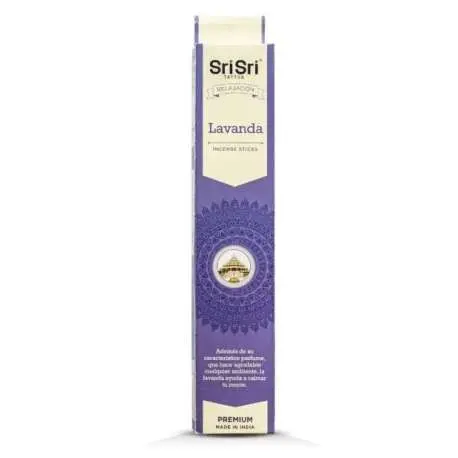 [AYURVEDA SAHUM. LAVANDA X20G] Ayurveda Sahumerios Lavanda 200g.