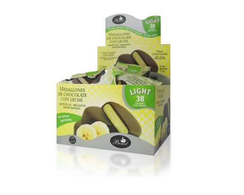 [BENOT MEDALLONES CHOC/BANANA X1u.] Benot Medallones Choco/Banana x1u.